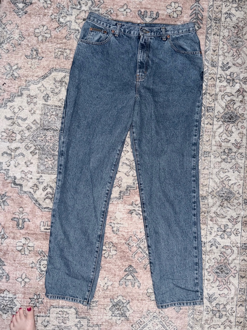 Calvin Klein Jeans Vintage Light Blue Straight Leg Women’s Jeans